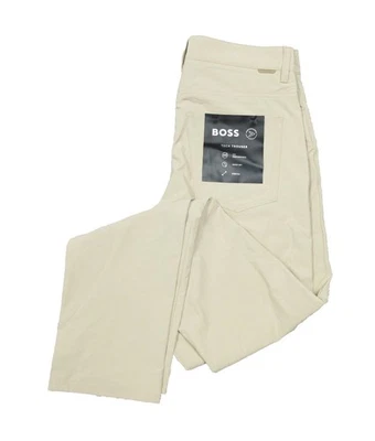 Pantaloni chino Boss Hugo Boss uomo beige P-Delaware 5 slim fit - Immagine 1 di 4