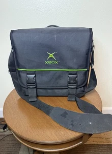 Vintage Official Microsoft Original XBOX Carrying Case Travel Bag-Messenger Bag - Picture 1 of 8