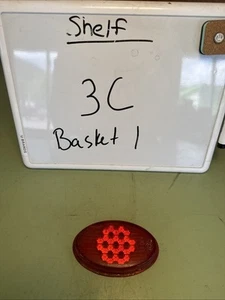 VW Volkswagen Beetle BUG Taillight Lens Hella K13368 Snowflake Lens 55-61 - Picture 1 of 4