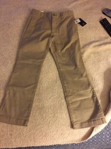 NWT 2 GapKids 1969 Uniform Khaki Pants-Adjustable Waist- Size 5 - Picture 1 of 8