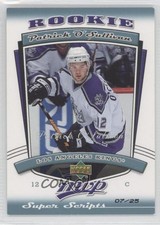 2006-07 Upper Deck MVP Super Script /25 Patrick O'Sullivan #298 Rookie RC