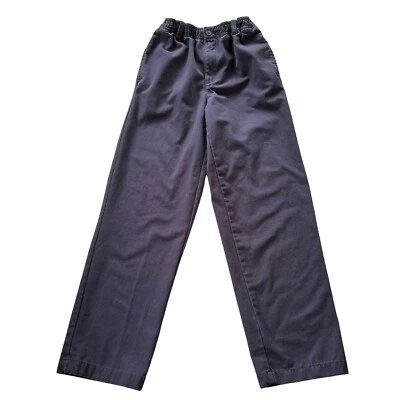 Pantalones Lands End Niños Talla 12 Uniforme Chino Cintura Elástica Azul Marino 26.5" Entrepierna Foto 1 de 4