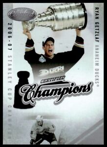2010-11 Panini Certified Champions Ryan Getzlaf /500 Anaheim Ducks #1