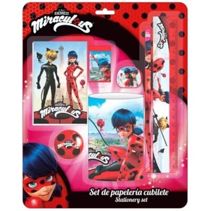 Set Cancelleria Miraculous Disney con Bicchiere Portapenne 20x25 cm Regalo - Imagen 1 de 1