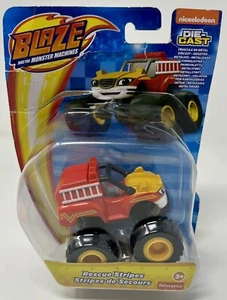 Blaze & the Monster Machines Rescue Stripes Diecast Car NEW*DAMAGED* - Picture 1 of 3