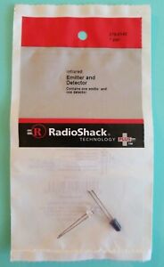 NEW! RadioShack Infrared LED Emitter And Detector 2760142 276-0142 *FREE SHIP*