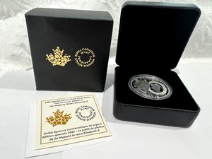 2022 CANADA RCM $1 Queen Elizabeth II Platinum Jubilee Proof Silver Dollar - Picture 1 of 4
