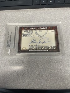 2021 Leaf Hall of fame Edition Fergie Jenkins Cut signature Auto ! Slabbed