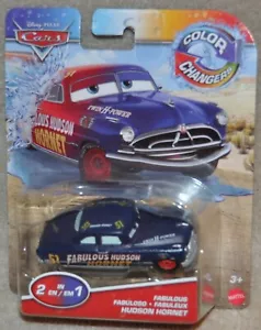 Disney Pixar Cars Color Changer FABULOUS HUDSON HORNET DOC Car Colour Change - Picture 1 of 2