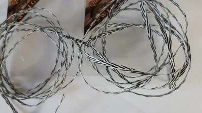 2 PK de 4 pies "GUDEBROD 1/8" CUERPO FANTASMA TIGRE TRENZADO, salmón, moscas serpentinas Foto 1 de 3