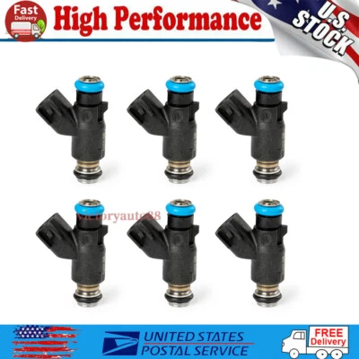 Inyectores de combustible 353103C000 6 piezas para Hyundai Azera 2006-2011 2007-2009 Santa Fe Foto 1 de 4