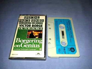 VICTOR BORGE BORGERING ON GENIUS CASSETTE TAPE ALBUM - Picture 1 of 2