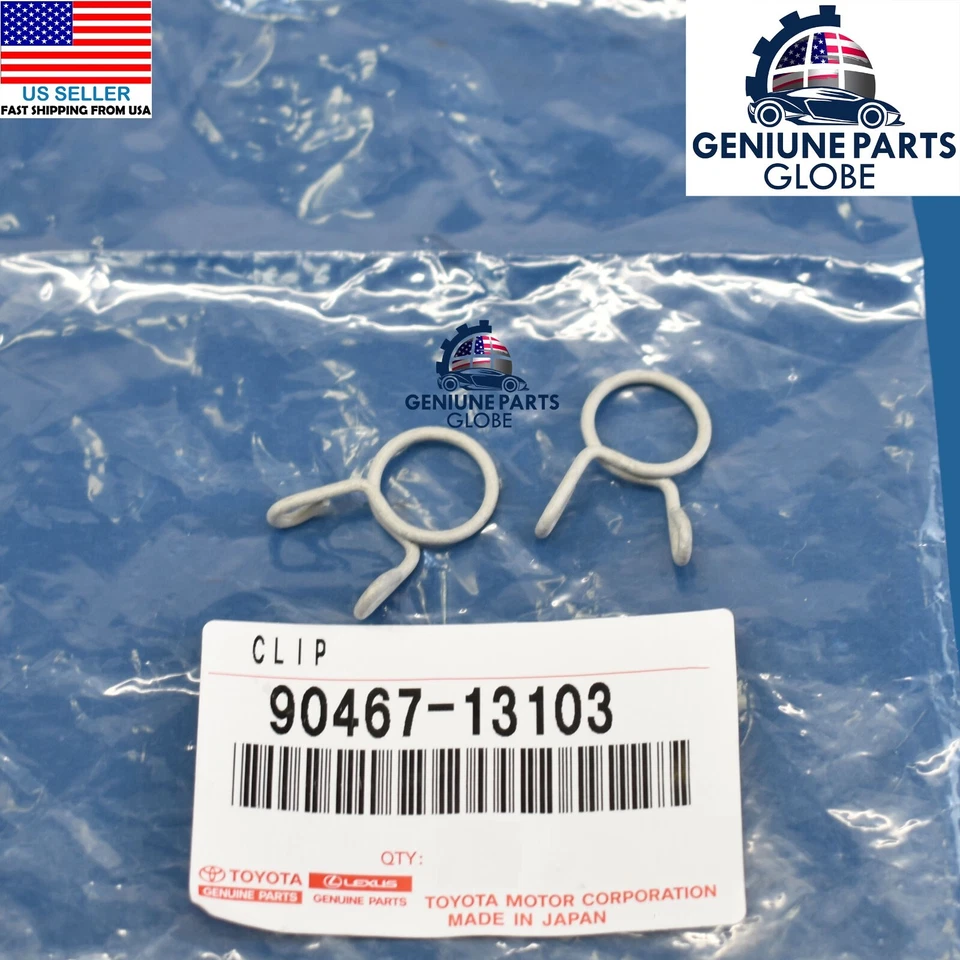 JUEGO DE CLIPS MANGUERA VENTILACIÓN ORIGINAL TOYOTA RAV4 CAMRY HIGHLANDER NO.1 90467-13103 Foto 1 de 1