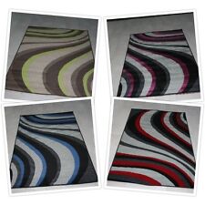 Quality Large Waves Rugs 120cm x 170cm Lines Rugs 4 Designs Area Rug