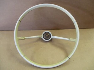 1965-1966 Chevrolet Caprice Original Steering Wheel White - Picture 1 of 11