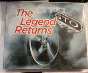 Gto : The Legend Returns by Gary Witzenburg & Paul Zazarine, NEW SEALED, HC 2005 - Picture 1 of 4