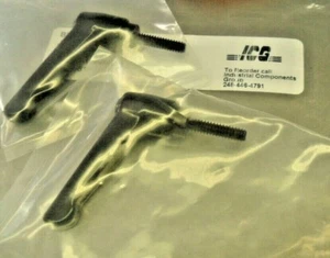 qty 2 - ICG Adjustable Handle ZCL-1081 black zinc 10-24  .78" stud Length NEW - Picture 1 of 3