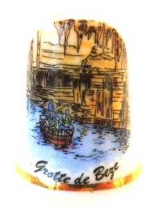 DE A COUDRE COLLECTION THIMBLE PORCELAINE GROTTE DE BEZE - Imagen 1 de 1