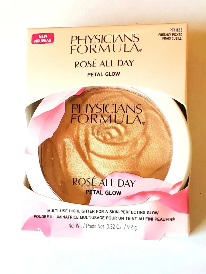 Physicians Formula "ROSE ALL DAY" Petal Glow Highlighter PF11123 New In Box - Image 1 of 1