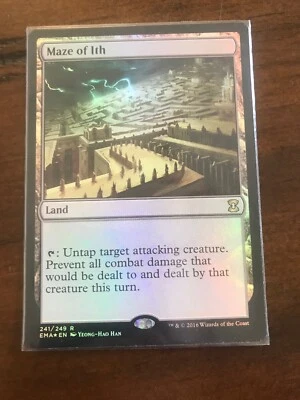 Foil Maze of Ith - NM - Eternal Masters - MTG - Magic - Free Tracking - Image 1 of 3