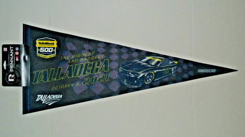 2021 Talladega Yellawood 500 Pennant NASCAR Wallace Cover