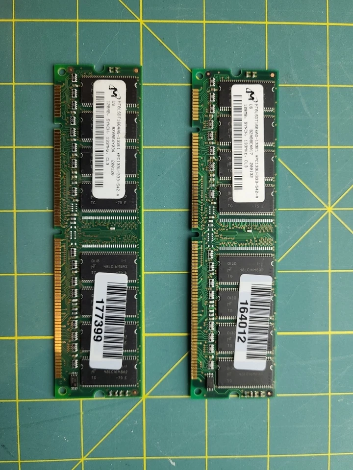 256 mb (2X128mb) ddr pc-133u - Image 1 of 1