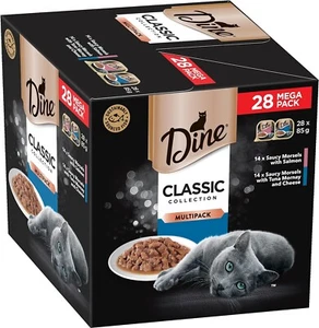 Dine Classic Salmon Tuna Mornay and Cheese Food, 85 g Pack of 28-AU - Picture 1 of 9
