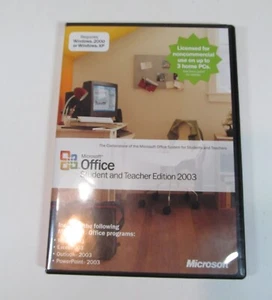 Microsoft Office Student and Teacher Edition 2003 Word Excel with Product Key - Picture 1 of 1