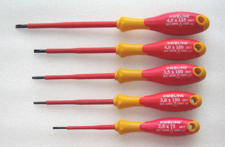 Screwdriver minus For terminal blocks Proline PROFIX 1000VAC molybdenum-chromium - Image 1 of 1