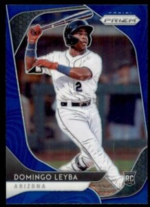 2020 Prizm Blue Prizm #10 Domingo Leyba - Arizona Diamondbacks