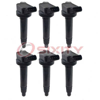 6 件日立点火线圈适用于 2016 雷克萨斯 RC300 3.5L V6 火花塞线 fr — 第 1/4 张图片