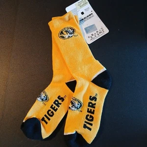 Gelbe Missouri Tigers Mizzou Socken Größe Large - Bild 1 von 3