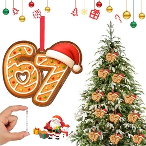 Acryl Deko, 67 Weihnachtsschmuck, Holz Festival Baumschmuck - Bild 1 von 10