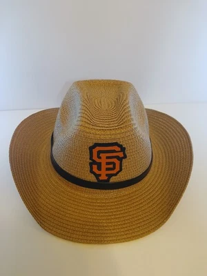 San Francisco Giants Straw Cowboy Hat with Chevy Patch & Black Band - Image 1 of 4