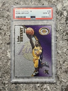 Kobe Bryant 2000 Fleer E-X #39 PSA 10 GEM MINT Lakers HOF GOAT - Picture 1 of 2