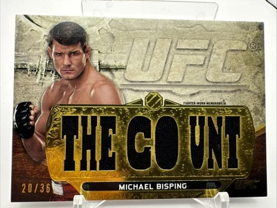 Michael Bisping 2014 Triple Threads 20/36 UFC- 1972 - Image 1 of 2