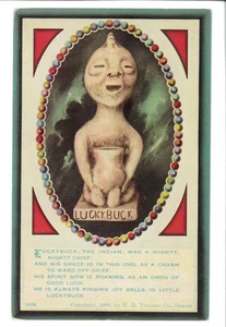 Cartolina postale,n.8409 "LUCKY BUCK" 1909 H.H. Tammen Denver, S9B-PC-1349 - Foto 1 di 2