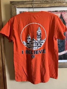 AUBURN UNIVERSITY CAMP WAR EAGLE AUBURN CREED ADULT MEDIUM Orange UA - Picture 1 of 5