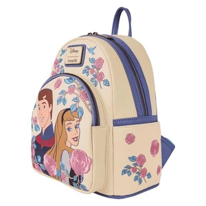 Loungefly Disney Sleeping Beauty Aurora & Prince Phillip Floral Backpack Bag NEW - Picture 1 of 6