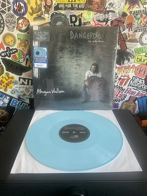 MORGAN WALLEN Dangerous VG++ 3LP BLUE VINYL W/HYPE STICKER - Image 1 of 2