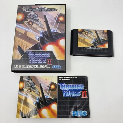 SEGA MEGADRIVE - THUNDER FORCE II - RETROGAME - VINTAGE - Immagine 1 di 4
