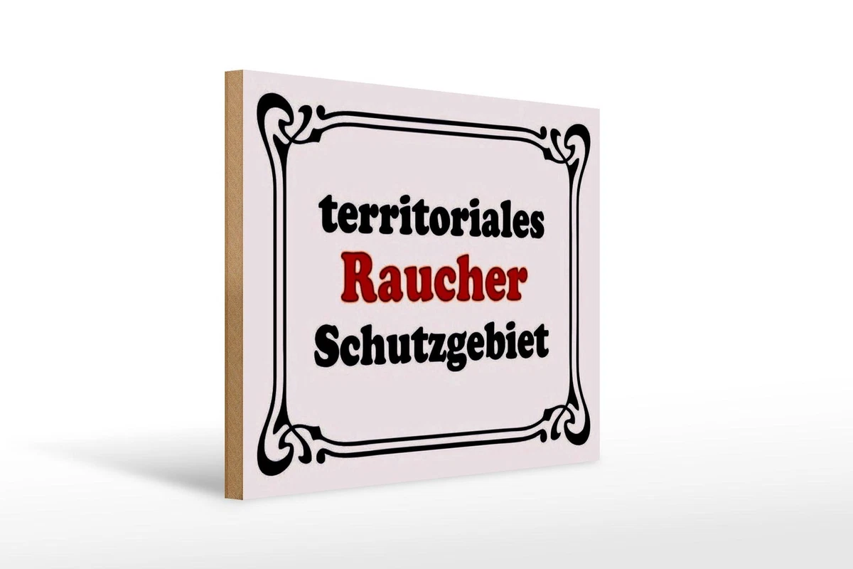 Relaxdays Nicht Rauchen Schild Aus Gusseisen – Wandschild, Schwarz/weiß, 8x27 Cm
