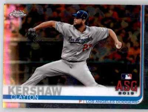2019 Topps Chrome Update All Star Game Clayton Kershaw Insert MLB Dodgers #91 - Picture 1 of 2