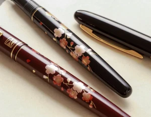 KURETAKE x WANCHER Collabo Fountain Pen Makie design Stainless Nib Japan - Picture 1 of 58