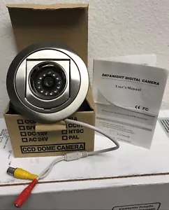 Flat to Dome CCD Security Camera - Picture 1 of 3