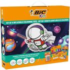 BIC Kids Colouring Inflatable Toys Kit Outer Space Designs 12 Evolution Set 34