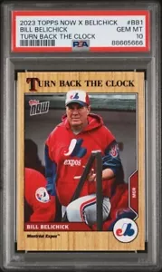 2023 Topps Now X Belichick Turn Back The Clock #BB1 Bill Belichick PSA 10 - Picture 1 of 2