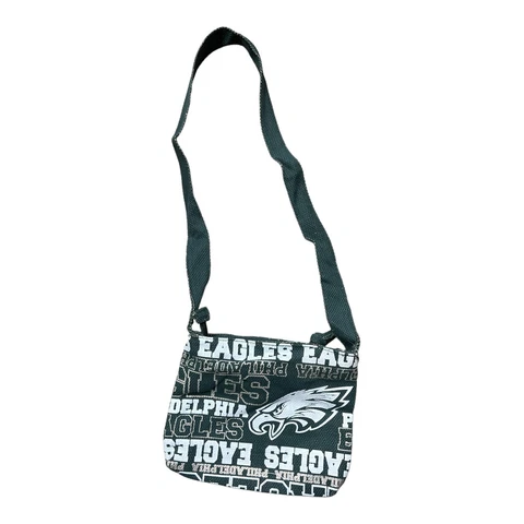 NFL Philadelphia Eagles Wordmark Shoulder Bag Purse (10" X 8.5" X 3") Cover