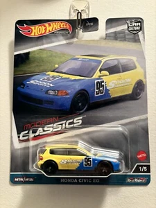 2023 HOT WHEELS PREMIUM CAR CULTURE MODERN CLASSICS HONDA CIVIC EG 1/5 - Picture 1 of 2
