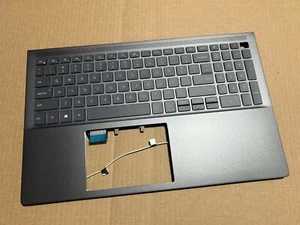 New Dell Inspiron 15 7590 Laptop Palmrest ENGLISH US Backlit Keyboard 2KF2N - Picture 1 of 2
